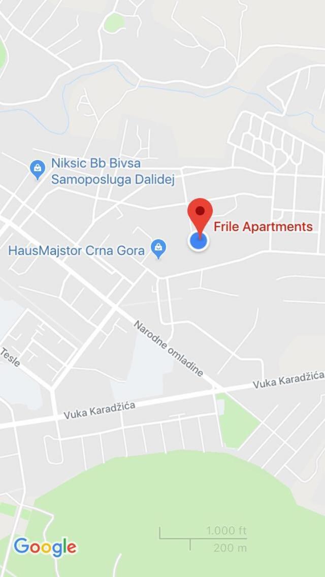 Frile Apartments Nikšić Εξωτερικό φωτογραφία